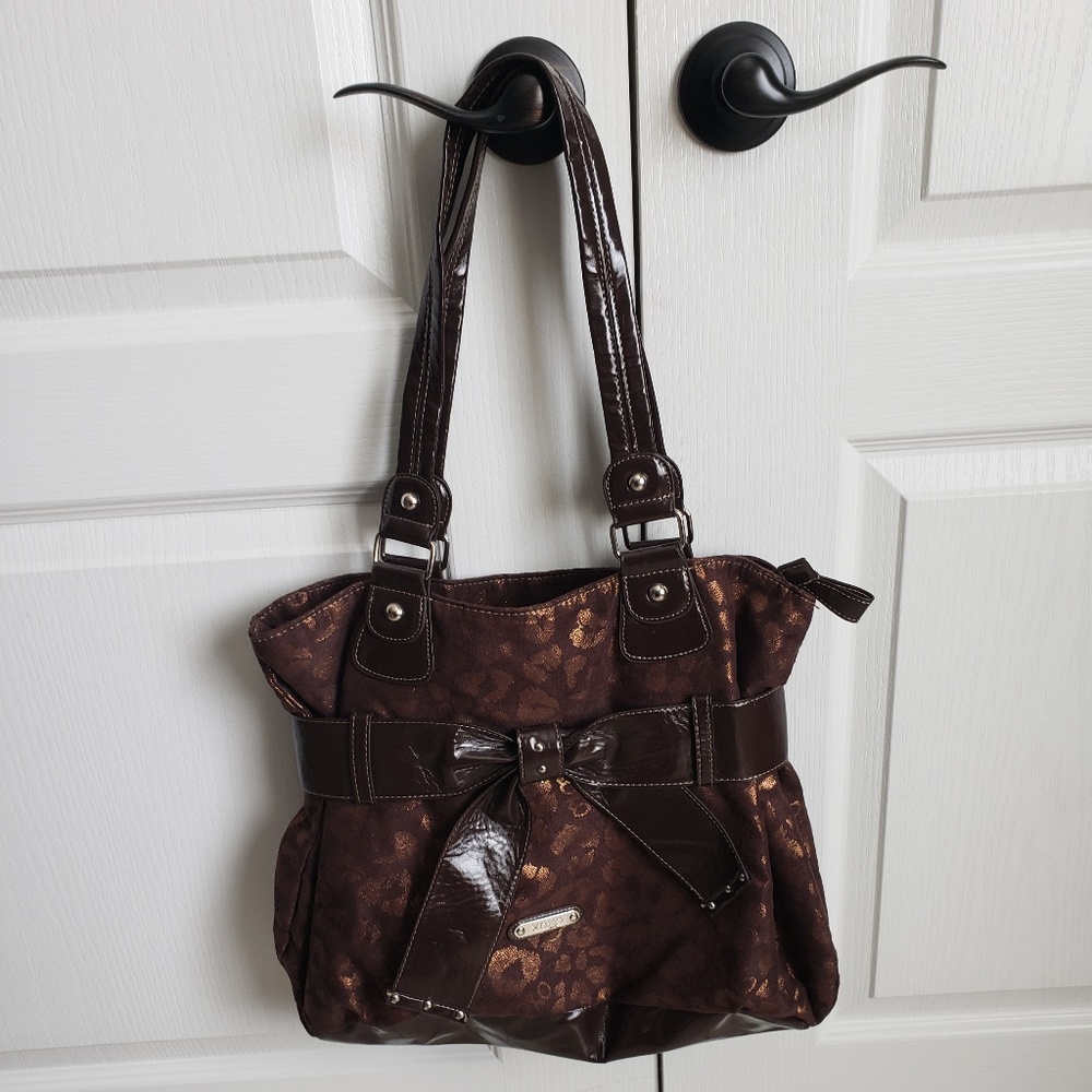 Chocolate Brown with Copper Purse